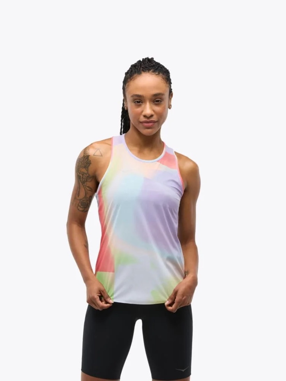 HOKA Women's Airolite Run Tank Top - Grapefruit Mist